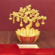 New Creative Wealth Attracting Lucky Money Tree Decoration Home Living Room Bar Cabinet Decor Feng Shui Money Plant Gift