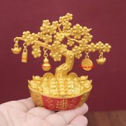 New Creative Wealth Attracting Lucky Money Tree Decoration Home Living Room Bar Cabinet Decor Feng Shui Money Plant Gift - Image 2