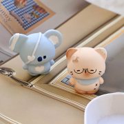 Original Cartoon Cute ABBEBE Series Desktop Resin Ornament Small Animal Koala Kids Gift Wholesale Custom Resin Craft Figurine - Image 3