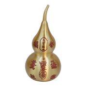 Bronze Gourd Ornament Eight Trigrams Open Design Home Office Decor Handicraft Gift - Image 5