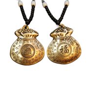 Bronze Money Bag Bafu Bafei Rotatable Vintage Worn Stress Relief Handheld Plaything Display Piece Custom Metal Craft Ornament - Image 5