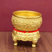 Bronze麒麟 Home Living Room Decorative Ornaments For Business Opening Office Placement Wealth And Happiness Gathering Bowl - Image 2