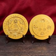 Outdoor Decorative Metal Alloy Mountain Sea Town Ornaments Eight Trigrams Mirror Convex Mirror Front Door Indoor Hanging Decoration - Image 4