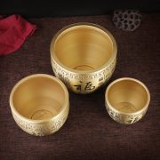 Bronze Wealth Attracting Desktop Decoration Mini Copperware Treasure Basin Ashtray Five Tigers Fortune Craft Decor - Image 3
