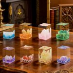 Healing Stone Multifamily Seal Creative Design Glass Crystal Desktop Decoration Office Decor Small Figurine Resin Craft