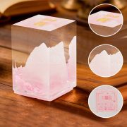 Healing Stone Multifamily Seal Creative Design Glass Crystal Desktop Decoration Office Decor Small Figurine Resin Craft - Image 4
