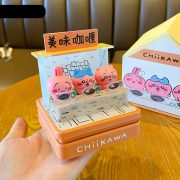 Chiikawa Spicy Curry Combination Toy Figurine Car Decorative Ornament Desktop Decoration Collectible Items - Image 2