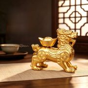 Attract Wealth Xiu Rotation Ornaments Entrance Front Desk Decorative Turntable Desktop Living Room Feng Shui Metal Craft - Image 3