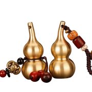 Bronze Car Keychain Hollow Open Gourd Personalized Creative Ornament Key Holder Accessory Automobile Keyring Craft - Image 5