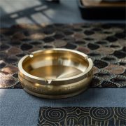 Bronze Five Ox Ashtray Artistic Personalized Living Room Office Desk Decoration Office Decor Brushed Glazed Finish - Image 3