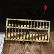 Bronze Solid Abacus Ornament Good Luck Office Living Room Decorative Crafts Size Large And Small Display Pieces - Image 2