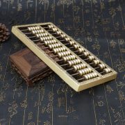 Bronze Solid Abacus Ornament Good Luck Office Living Room Decorative Crafts Size Large And Small Display Pieces - Image 3