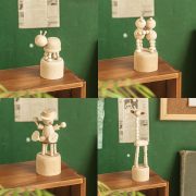 Retro Wooden Animal Figurines Desktop Decorations for Office Living Room Bedroom Creative Cute Custom Wood Craft Ornaments - Image 3