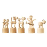 Retro Wooden Animal Figurines Desktop Decorations for Office Living Room Bedroom Creative Cute Custom Wood Craft Ornaments - Image 5