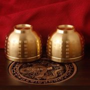 Bronze Liquor Cup Tea Table Cup Dragon And Phoenix Presenting Happiness Hundred Blessings Cup Home Worship Custom Metal Craft Ornament - Image 8