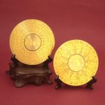 Bronze Solid Office Ornaments Rotating Double-Sided Gyratory Spinning Top For Living Room And Desktop Decorative Items