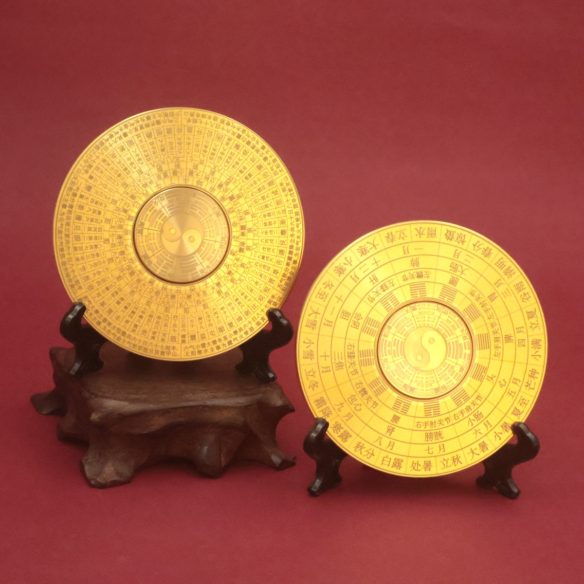LA-682149726220_img0 Bronze Solid Office Ornaments Rotating Double-Sided Gyratory Spinning Top For Living Room And Desktop Decorative Items - Image 1