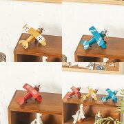 Retro Airplane Model Decorative Figurine Home Decoration Iron Art Creative Crafts Photography Props Metal Craft Ornament - Image 3