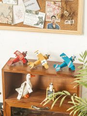 Retro Airplane Model Decorative Figurine Home Decoration Iron Art Creative Crafts Photography Props Metal Craft Ornament - Image 5