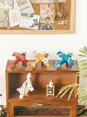 Retro Airplane Model Decorative Figurine Home Decoration Iron Art Creative Crafts Photography Props Metal Craft Ornament - Image 7