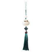 Wholesale price luminous stone argentine green sandalwood cut out sachet lotus gourd diffuser pendant sandalwood jewelry decoration - Image 5