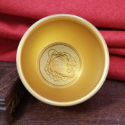 Large Size Painted Brass Rice Storage Jar Pure Copper Treasure Collecting Basin Decorative Item For Living Room Home - Image 3