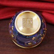 Large Size Painted Brass Rice Storage Jar Pure Copper Treasure Collecting Basin Decorative Item For Living Room Home - Image 4