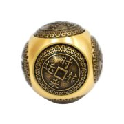 Bronze Round Six-Sided Stress Relief Cube Handheld Fitness Gift Lucky Turning Eight Ways Prosperity Custom Metal Craft Ornament - Image 5