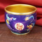 Bronze Feng Shui Ornaments Wealth Attracting Money Toad Painted Jar Home Decoration High End Gold Color Piggy Bank Storage Jar