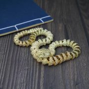 Retro Bronze 3D Dragon Snake Zodiac Figurine Rotatable Desktop Decorative Craftwork Snakelike Sculpture Tabletop Ornaments - Image 4