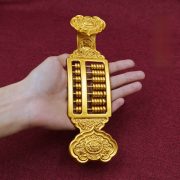 Bronze Solid Abacus Ornaments Home Decorations Office Crafts Creative Gifts Lucky Charm Calculator Traditional Chinese Tool - Image 2