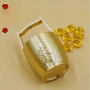 Bronze Bucket Of Gold Decorative Small Water Bucket Wealth Attraction Office Living Room Entrance Chinese Style Home Decoration - Image 2