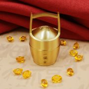 Bronze Rotating Bucket Of Gold Office Decorative Ornaments Creative Landscape Aquarium Bar Cabinet Decorations Custom Metal Craft - Image 2