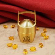 Bronze Rotating Bucket Of Gold Office Decorative Ornaments Creative Landscape Aquarium Bar Cabinet Decorations Custom Metal Craft - Image 3