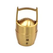 Bronze Rotating Bucket Of Gold Office Decorative Ornaments Creative Landscape Aquarium Bar Cabinet Decorations Custom Metal Craft - Image 5