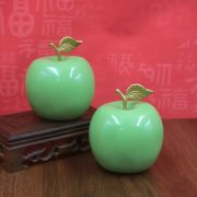 Copper Sand Gold Apple Ornaments Peaceful Home Living Room Office Desktop Red Fuji Simulation Christmas Gifts - Image 2