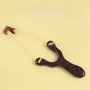 Real Wood Chicken Wing Slingshot Traditional Archery Toy Boys Plaything Red Lotus Pear Wood Craft Ornament Custom Made