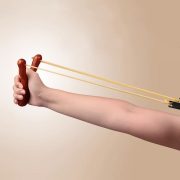 Real Wood Chicken Wing Slingshot Traditional Archery Toy Boys Plaything Red Lotus Pear Wood Craft Ornament Custom Made - Image 4