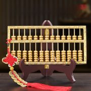 Bronze Abacus Ornament For Office Opening Wealth Attracting Living Room Decor Creative Gift Lucky Charm Business Opening