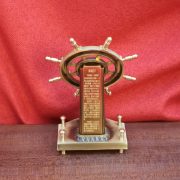 One Sails Smoothly Bronze Guiding Compass Boat Steering Wheel Decorative Ornaments Rotating Figurehead Nautical Home Crafts - Image 4