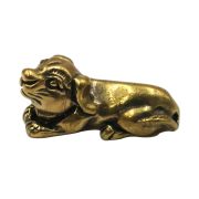 Bronze Zodiac Dog Keychain Pendant Small Lucky Dog Hanging Decoration Chinese Year Of The Dog Dog Charm Amulet Metal Craft Ornament - Image 5