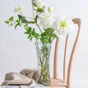 Glass Flower Vase Pot Water Cultivated Wealth Bamboo Straight Cylinder Floor Standing Home Decorative Flower Pots - Image 4