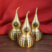 Bronze Lucky Wealth Happiness Health Metal Ornament for Office Living Room Decorative Metalwork Brass Gourd Decoration - Image 3