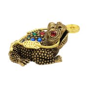 Bronze Three-Legged Golden Toad Hollow Desktop Decoration Office Living Room Creative Opening Gift Home Decorations Ornaments - Image 5