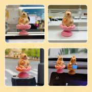 Baimao Authentic Capybara Desktop Decoration Creative Car Center Console Decor Gift Vibrant Style Tabletop Ornament - Image 3