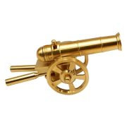 Bronze Cannon Miniature Creative Metal Model Large Size Italian Cannon Toy That Can Be Fired Custom Metal Craft Ornament - Image 5