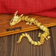 Bronze Dragon 3D Moving Spirit Dragon Ornaments Display Hall Bronze Sculpture Green Dragon Handle Piece Custom Metal Craft - Image 2