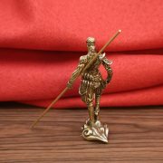 Bronze Monkey King Sun Wukong Desktop Decoration Home Office Artistic Crafts Tabletop Display Piece for Decorative Purposes - Image 3