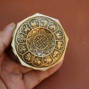 Lucky Copper Cube Ten Directions Bring Wealth Pressure Relief Brass Eight-Sided Turn Dragon Year Prosperity Decoration Ornaments - Image 2