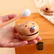 Creative Capybara Wooden Fish Stress Relief Decoration Office Desktop Decorations Emotionally Stable Props Gift - Image 4